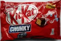 Mängden socker i KitKat Chunky Mini