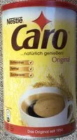 Mängden socker i Caro Malzkaffee