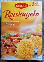 Mängden socker i Reiskugeln Curry