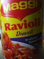 Mängden socker i Ravioli Diavoli