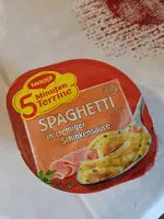 Mängden socker i 5 Minuten Terrine Spaghetti in cremiger Schinkensauce