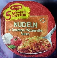 Mängden socker i Nudeln in Tomaten-Mozzarella-Sauce