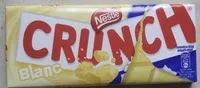 Mängden socker i Crunch chocolat blanc