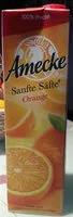 Mängden socker i Sanfte Säfte Orange