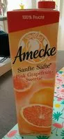 Mängden socker i Amecke Sanfte Säfte, Grapefruit