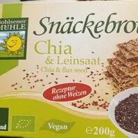 Mängden socker i Snäckebrot Chia & Leinsaat