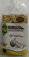 Mängden socker i Vollkorn Bäckerknäcke Käse Kürbiskern