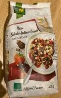 Mängden socker i Mein Schoko-Erbeer-Cassis Knuspermüsli
