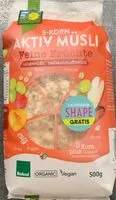Mängden socker i 5-Korn Aktiv Müsli feine Früchte