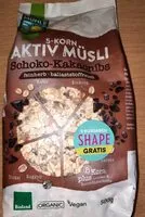 Mängden socker i 5-Korn Müsli Schoko Kakaonibs