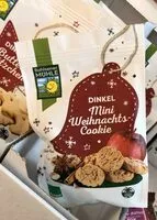 Mängden socker i Dinkel Mini Weihnachtscookies