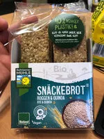 Mängden socker i snäckebrot Roggen & Quinoa