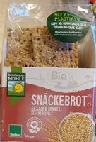 Mängden socker i Snäckebrot Sesam & Dinkel