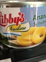 Mängden socker i Ananas Scheiben gezuckert