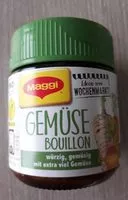 Mängden socker i Gemüse Bouillon Bio