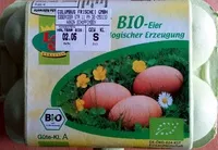 Mängden socker i 6 BIO-Eier aus ökologischer Erzeugung