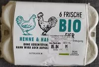 Mängden socker i 6 frische Bio Eier