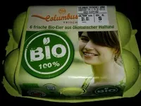 Mängden socker i 6 frische Bio-Eier aus ökogischer Haltung