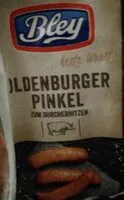 Mängden socker i Oldenburger Pinkel, geräuchert und gebrüht