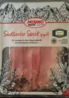 Mängden socker i Südtiroler Speck