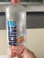 Mängden socker i Active O2 Pfirsich Weißer Tee