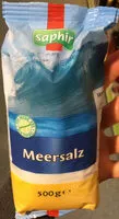 Mängden socker i Salz Saphir Meersalz angebraucht