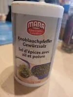 Mängden socker i Knoblauchpfeffer Gewürzsalz