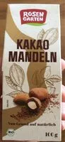 Mängden socker i Kakaomandeln