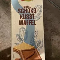 Mängden socker i Dinkel Schoko küsst Waffel Vollmilch