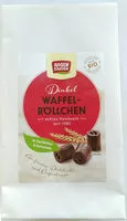 Mängden socker i Dinkel Waffelröllchen in Zartbitterschokolade