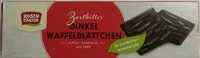 Mängden socker i Dinkel Waffelblättchen in Zartbitter-Schokolade