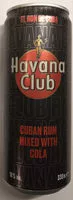 Mängden socker i Havana Club Cuban Rum mixed with Cola