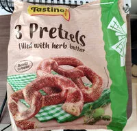 Mängden socker i Pretzels filled with herb butter