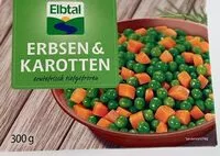 Mängden socker i Erbsen und Karotten