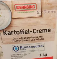 Mängden socker i Kartoffel-Creme