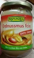 Mängden socker i Erdnussmus fein