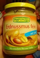 Mängden socker i Erdnussmus fein mit Salz