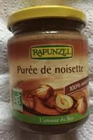 Mängden socker i Purée de noisette