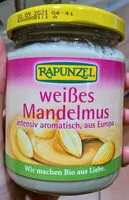 Mängden socker i Weißes Mandelmus aus Europa