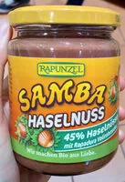 Mängden socker i SAMBA Haselnuss