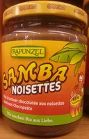 Mängden socker i Samba noisettes