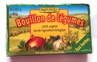 Mängden socker i Bouillon cube de légumes aux herbes