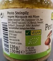 Mängden socker i Pesto Steinpilz