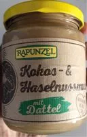 Mängden socker i Kokos- & Haselnussmus mit Dattel