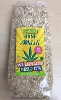 Mängden socker i Hanf Müsli