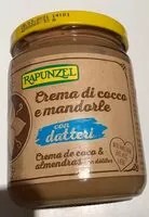 Mängden socker i Crema di cocco e mandorle