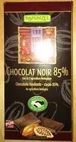Mängden socker i Chocolat noir 85%