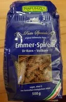 Mängden socker i Emmer-Spirelli Ur-Korn Vollkorn
