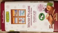 Mängden socker i WINTER-PFLAUME Vollmilchschokolade mit Pflaume