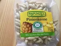 Mängden socker i Pinienkerne Bio Rapunzel Türkei